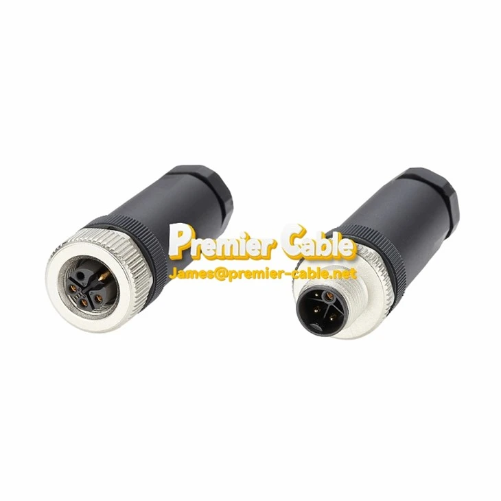 Field Wireable M12 K Coded Connector Cable