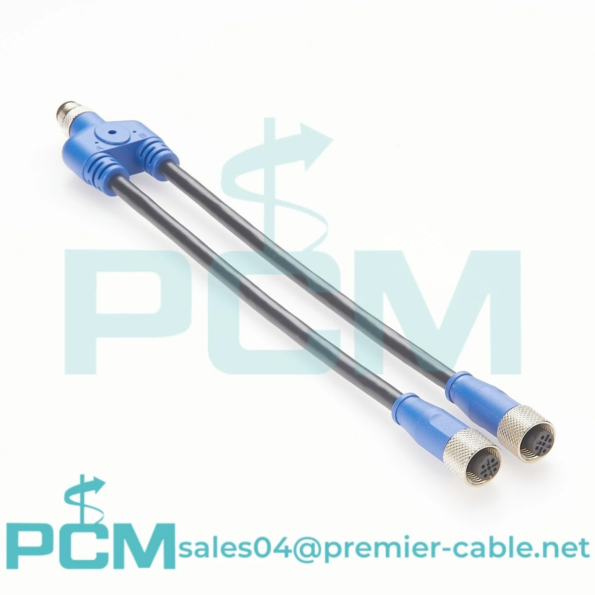 A-coding M12 5-pin Y Splitter Cable