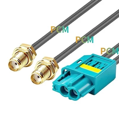 Rosenberger Twin HFM Mini FAKRA to SMA Cable
