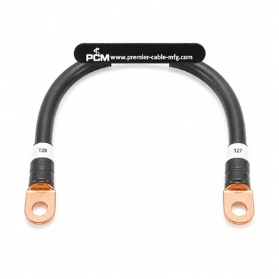 Kabel Kuasa Bateri Terminal Cincin Tembaga M8 Hingga M6