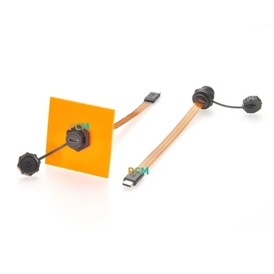Panel Mount Type-C FPC Kabel untuk Luar